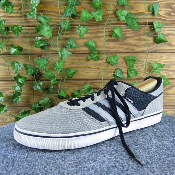 adidas Men Hemp Sneaker Gray Hemp Size 11.5 Medium Gently Used 2025 - Picture 1 of 7
